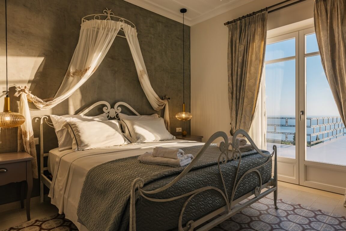 Our bedrooms::feature bold, innovative design, Italian tile bathrooms, and individually selected works of art.